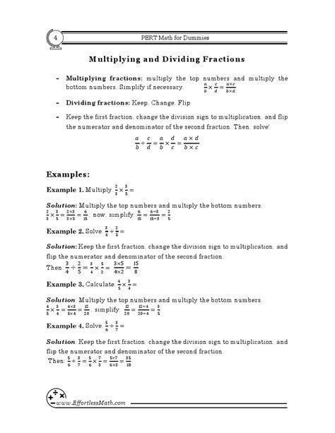 math pert test cheat sheet